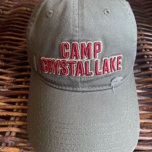 🏕️Friday the 13th Camp Crystal Lake Olive Green Hat, Unisex
